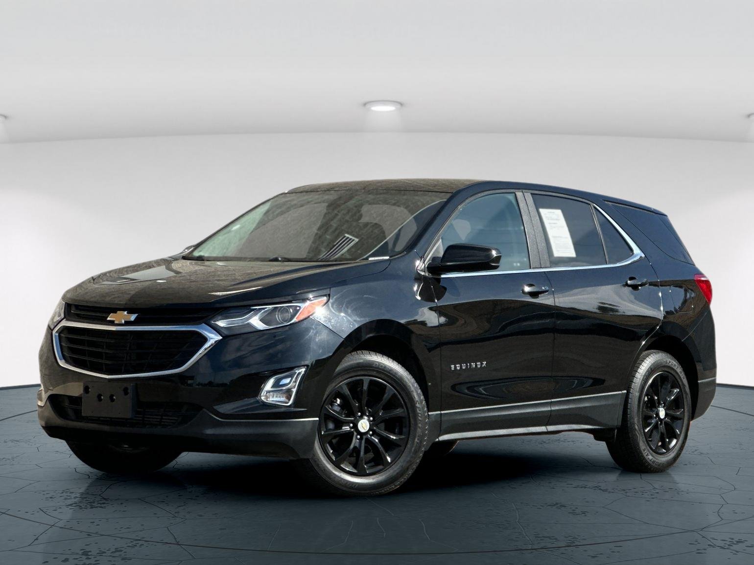 Used 2021 Black Metallic Chevrolet LT 4D Sport Utility image 2