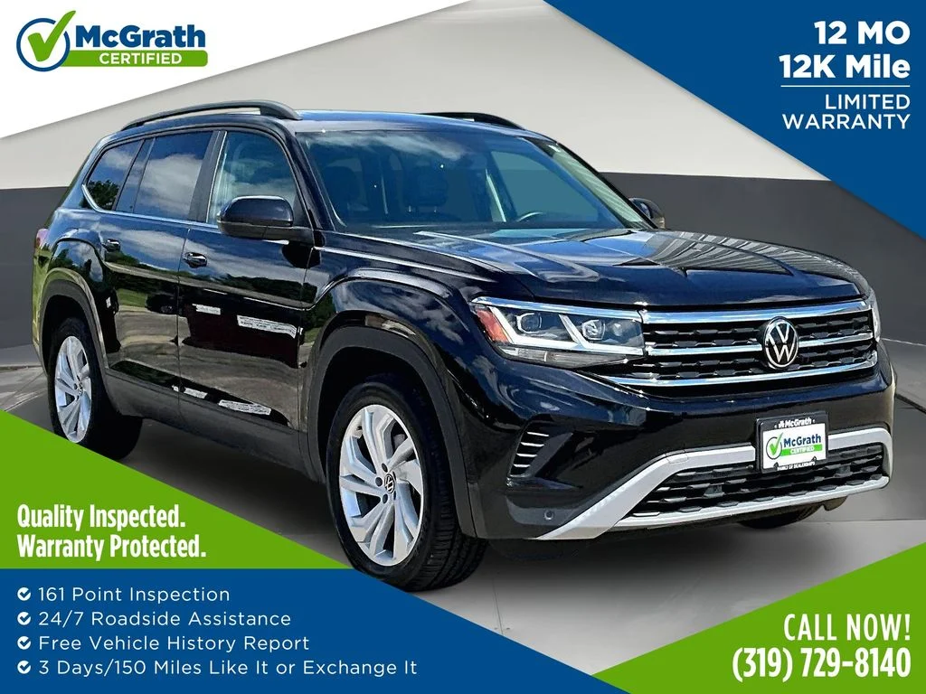 Certified Used 2023 Black Volkswagen 3.6L V6 SE w/Technology image 1