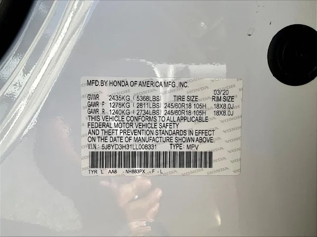Used 2020 White Acura 3.5L image 22