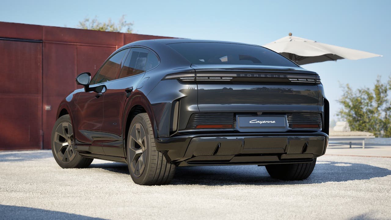 New 2026 Chromite Black Metallic Porsche Turbo Coupe Electric image 3