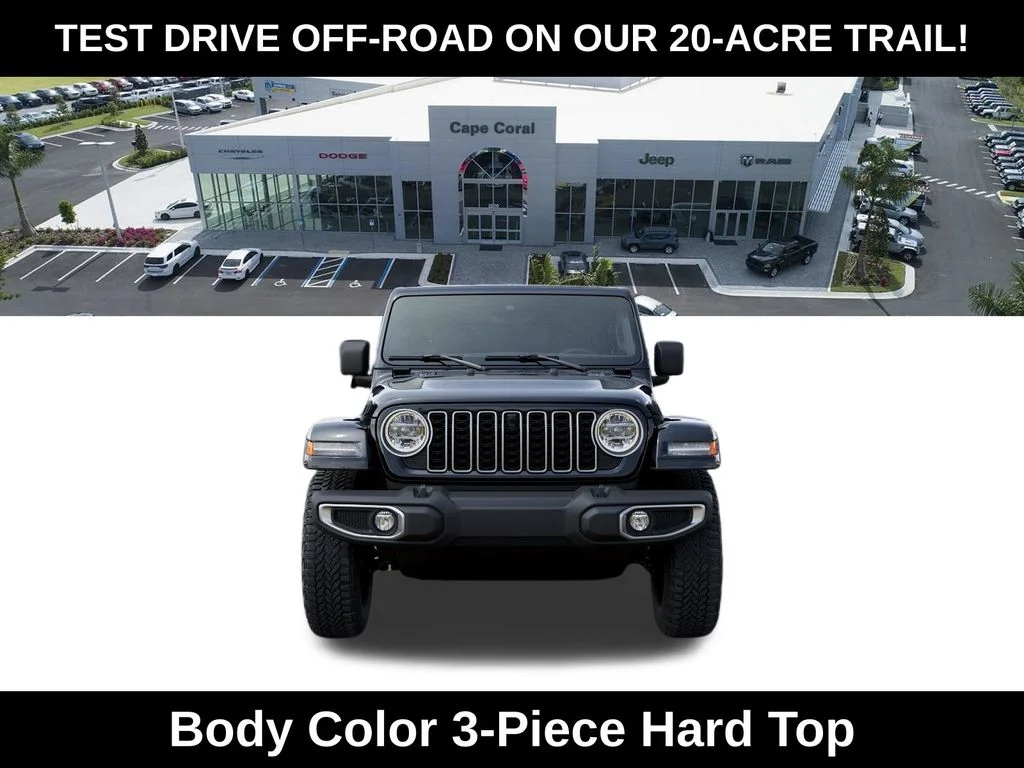 New 2026 Black Clear-Coat Exterior Paint Jeep Sahara image 6