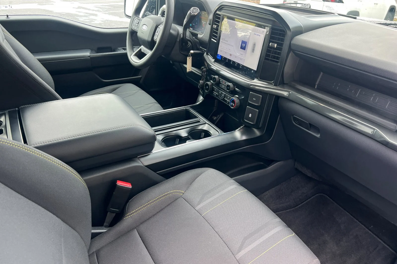 Used 2025 Space White Metallic Ford STX image 16