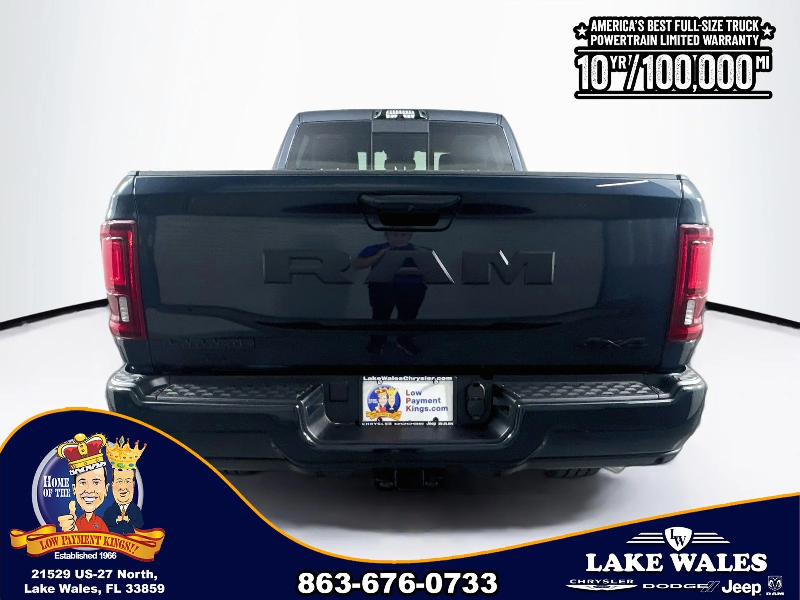 New 2026 Forged Blue Metallic Exterior Paint RAM Laramie image 6