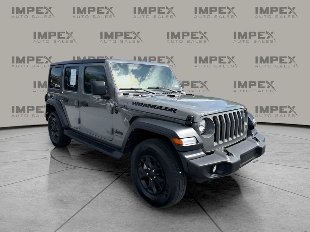 Used 2022 Gray Jeep Unlimited Sport S image 4