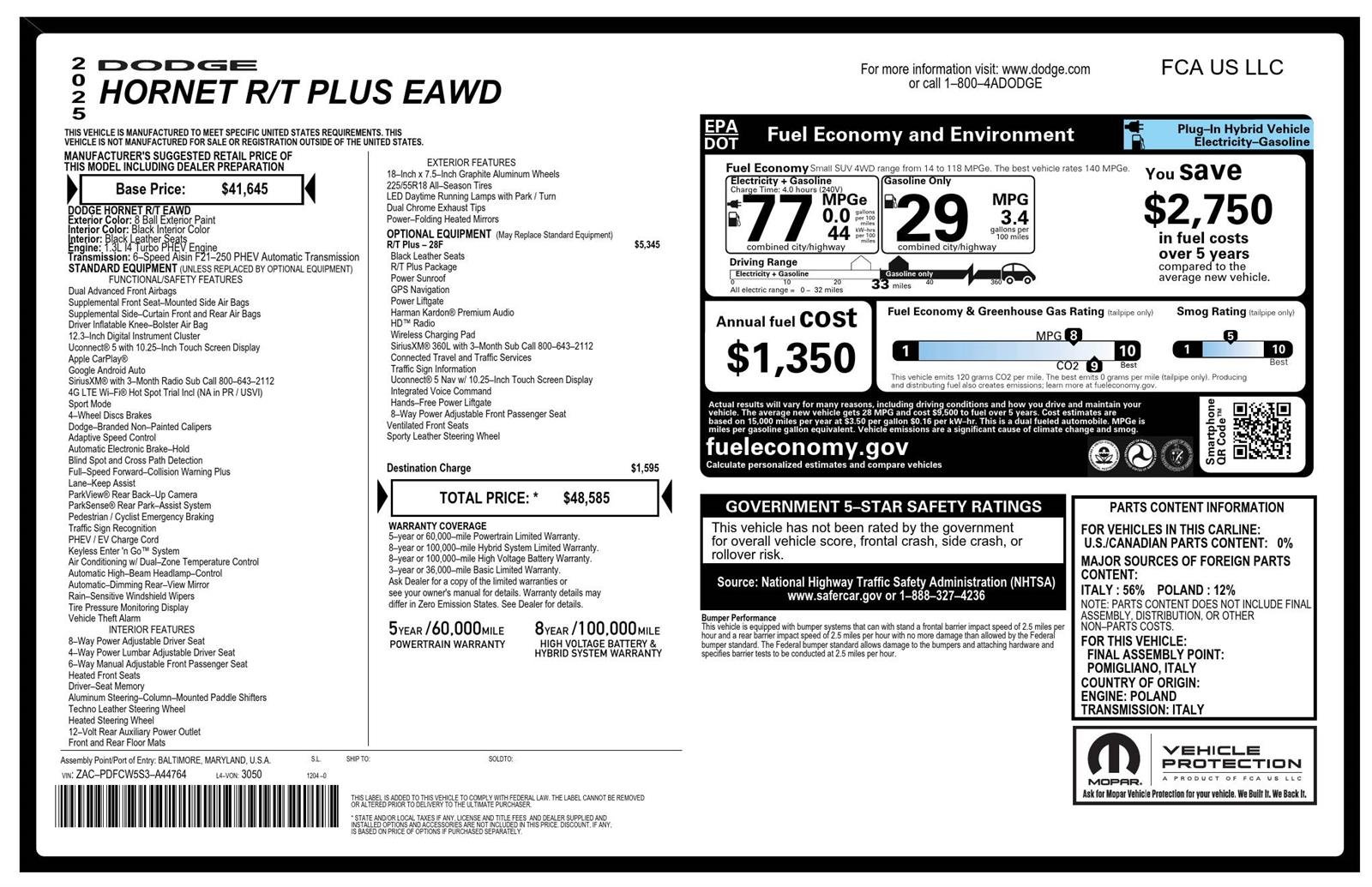 Used 2025 8 Ball Dodge R/T Plus image 2