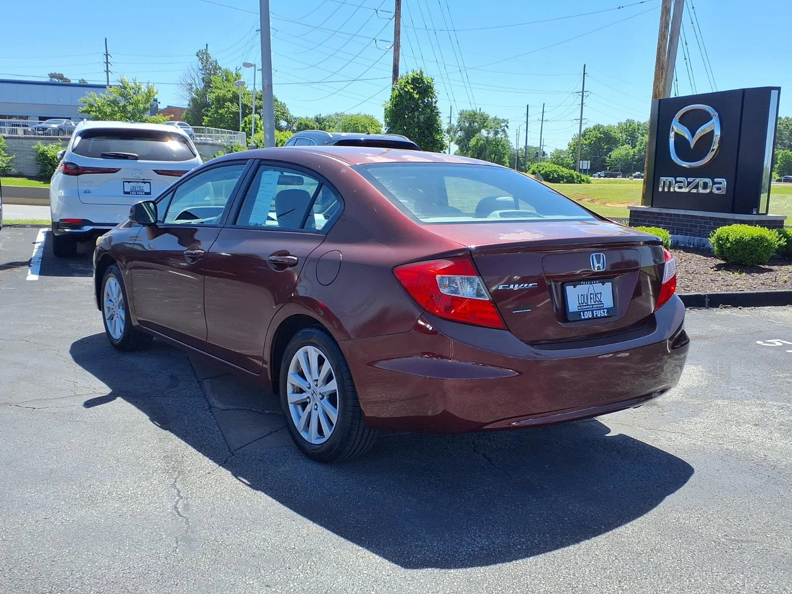 Used 2012 Honda Civic EX with VIN 2HGFB2F86CH534778 for sale in Creve Coeur, MO