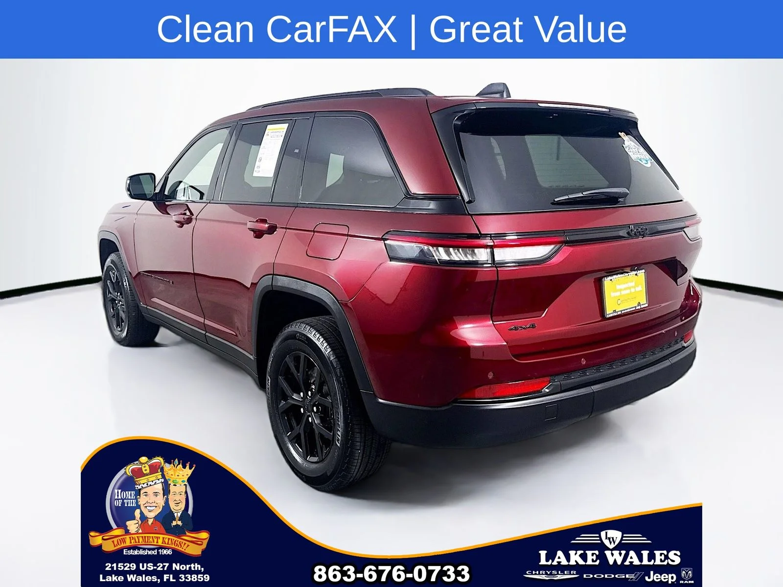 Certified Used 2024 Red Jeep Altitude image 5