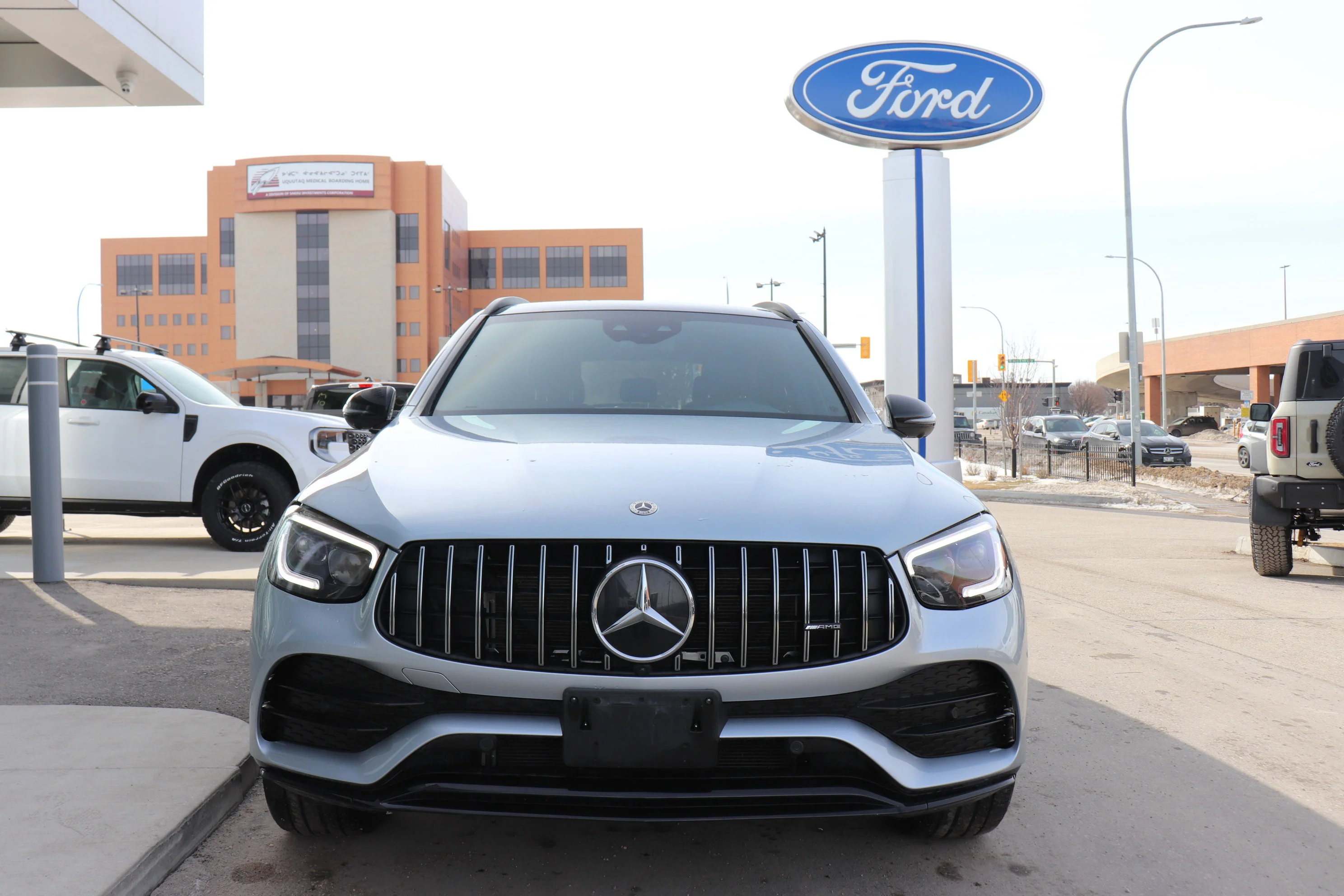 Used 2021 Silver Mercedes-Benz AMG GLC 43 4MATIC SUV image 2