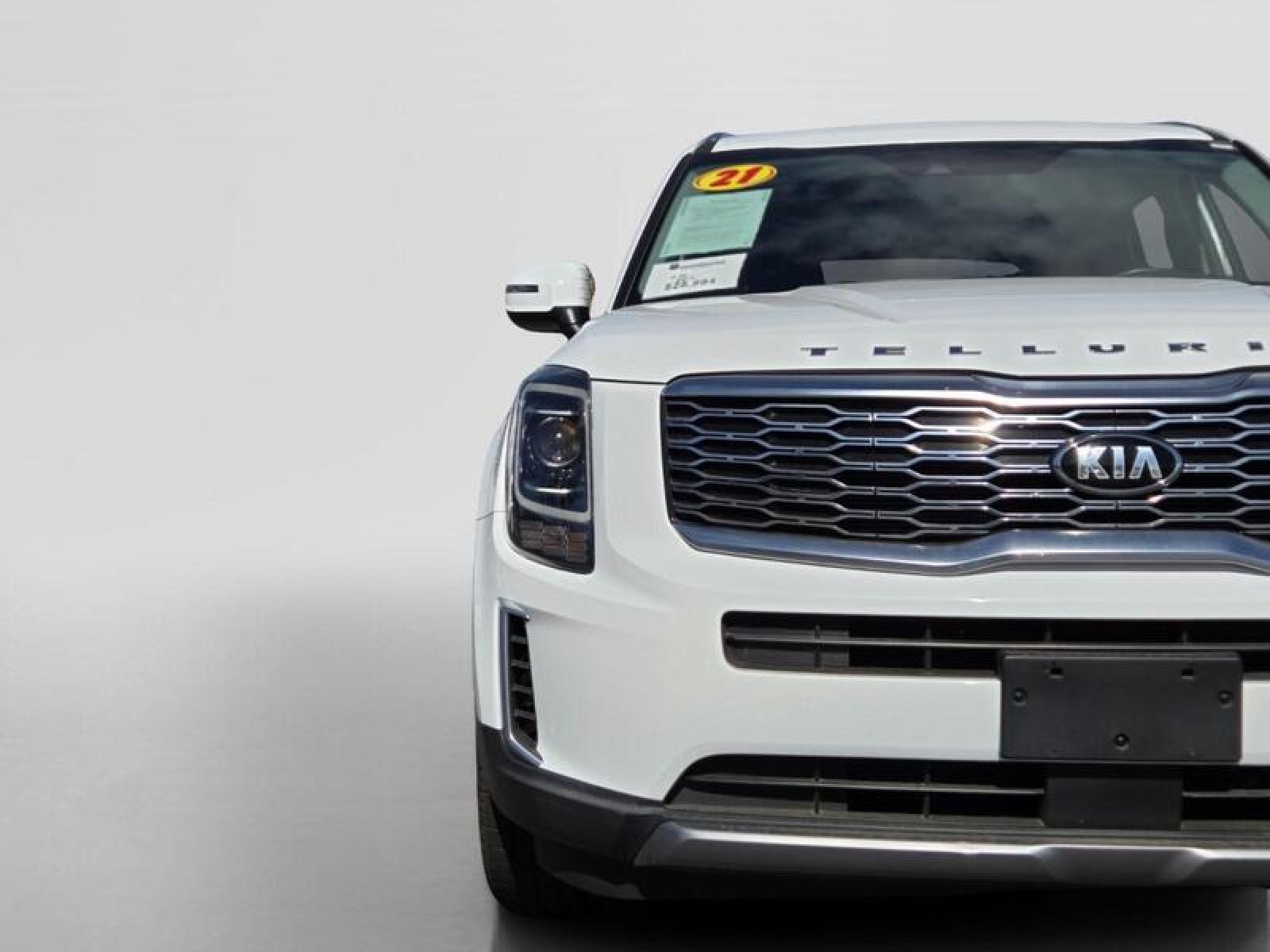 Used 2021 Glacial White Pearl Kia EX image 10