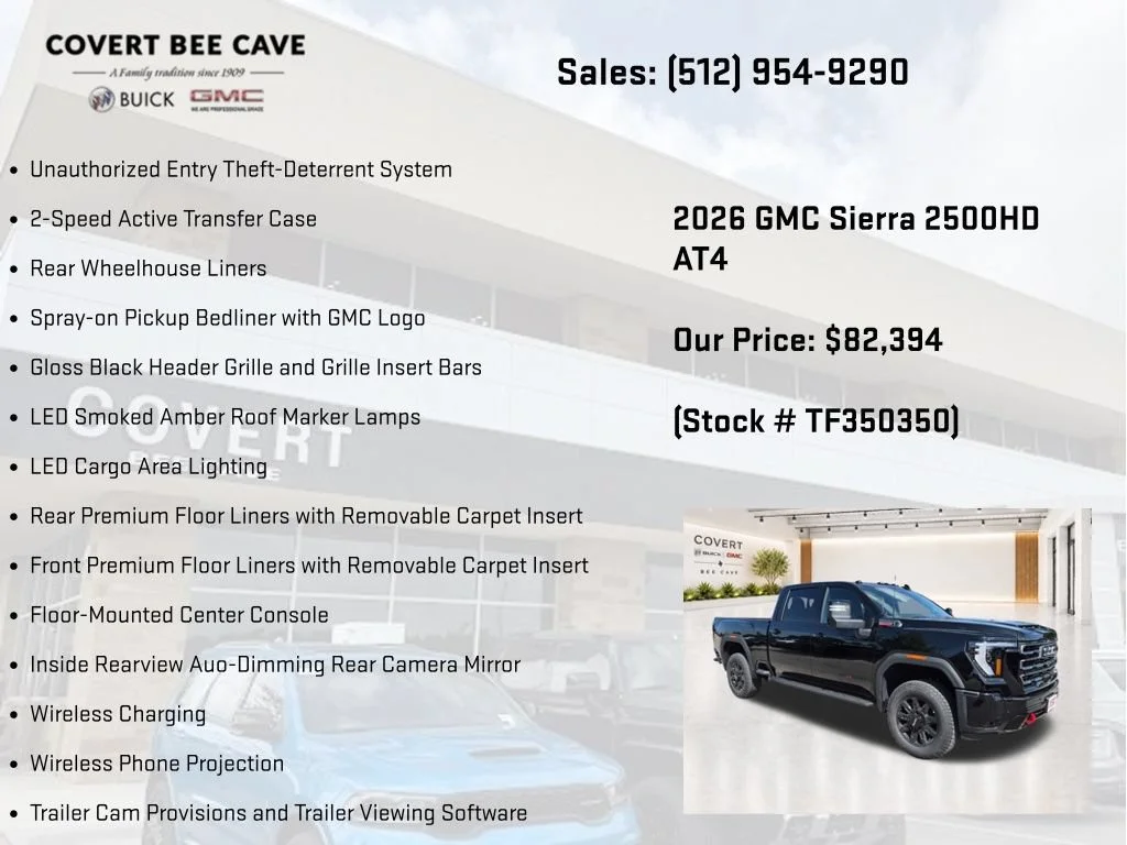 New 2026 Onyx Black GMC AT4 image 38