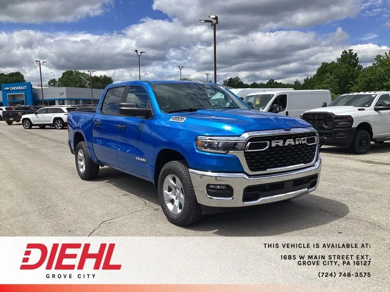 New 2026 Hydro Blue Pearl-Coat Exterior Paint RAM Big Horn/Lone Star image 1