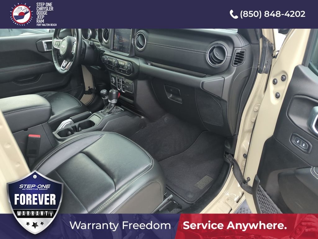 Used 2022 Beige Jeep Unlimited Sahara 4xe image 32