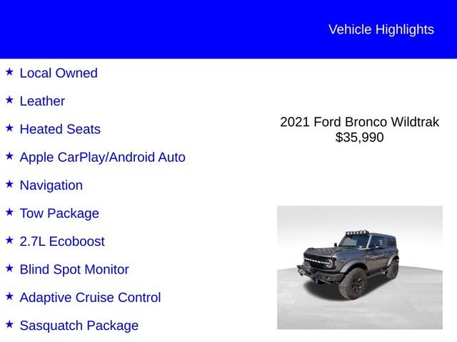 Used 2021 Carbonized Gray Metallic Ford Wildtrak image 2