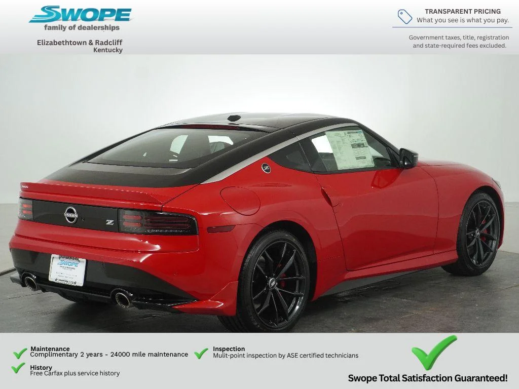 New 2026 Solid Red/Super Black Nissan Performance image 4