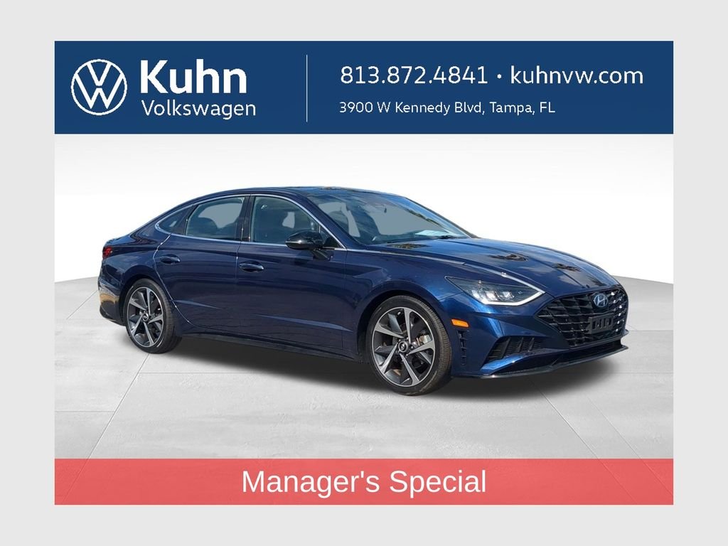 Used 2022 Blue Hyundai SEL Plus image 1