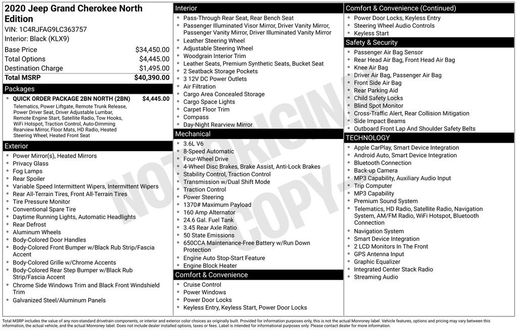 Used 2020  Jeep Laredo image 9