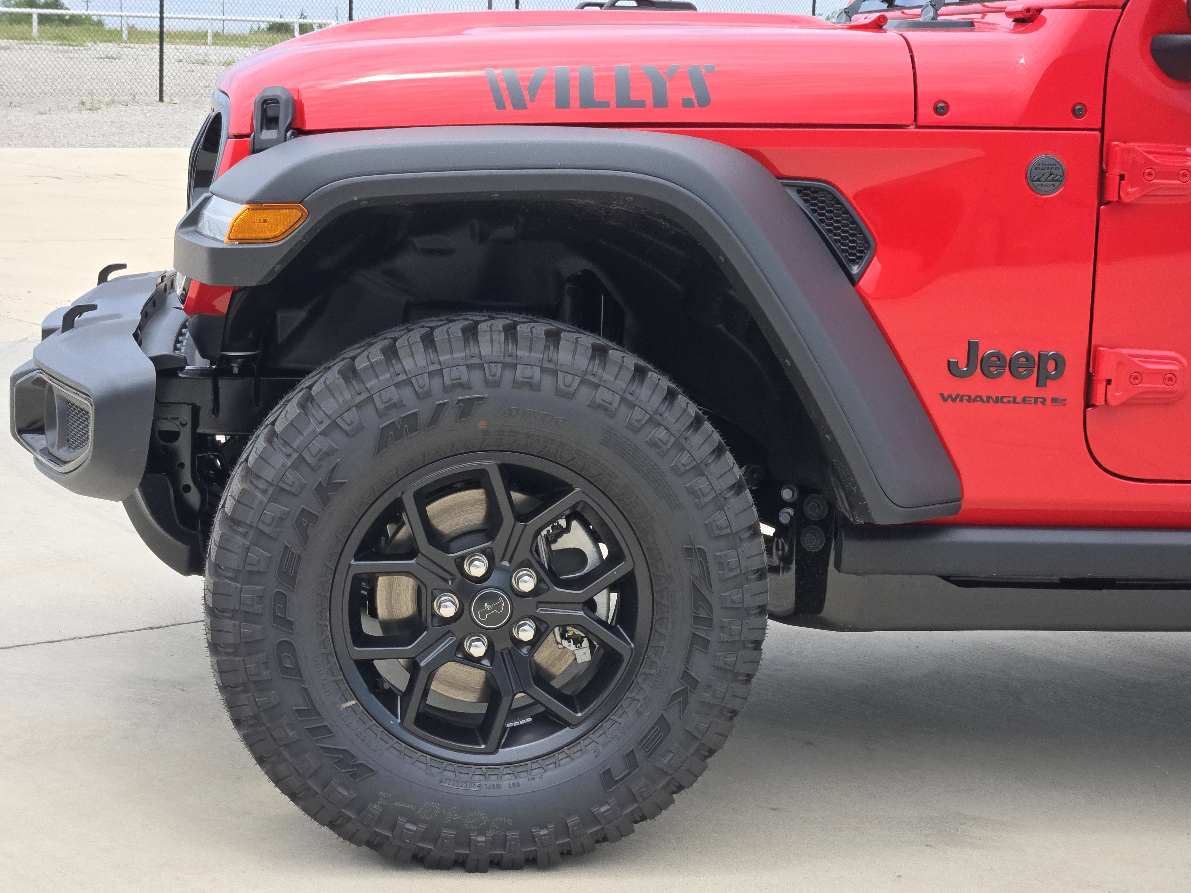 New 2026 Firecracker Red Clear-Coat Exterior Paint Jeep Willys image 6