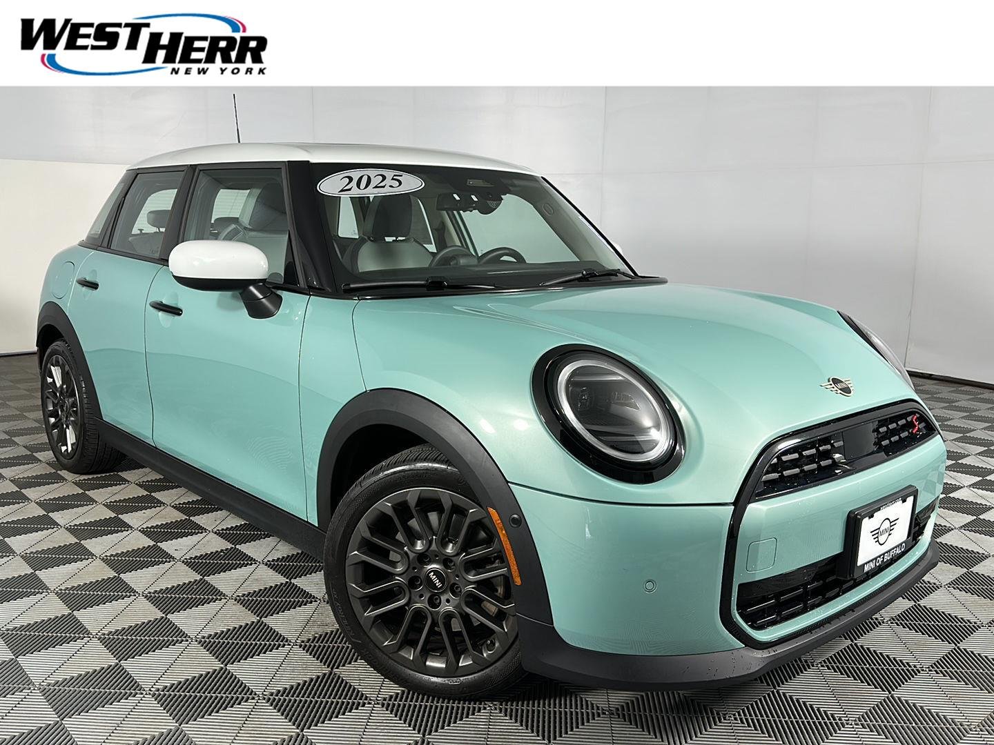 Certified Used 2025 Ocean Wave Green Metallic MINI Cooper S image 1