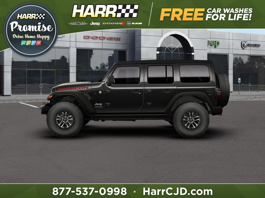 New 2026 Black Clear-Coat Exterior Paint Jeep Rubicon image 1