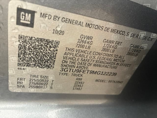 Used 2021 SATIN STEEL METALLIC GMC Denali image 13
