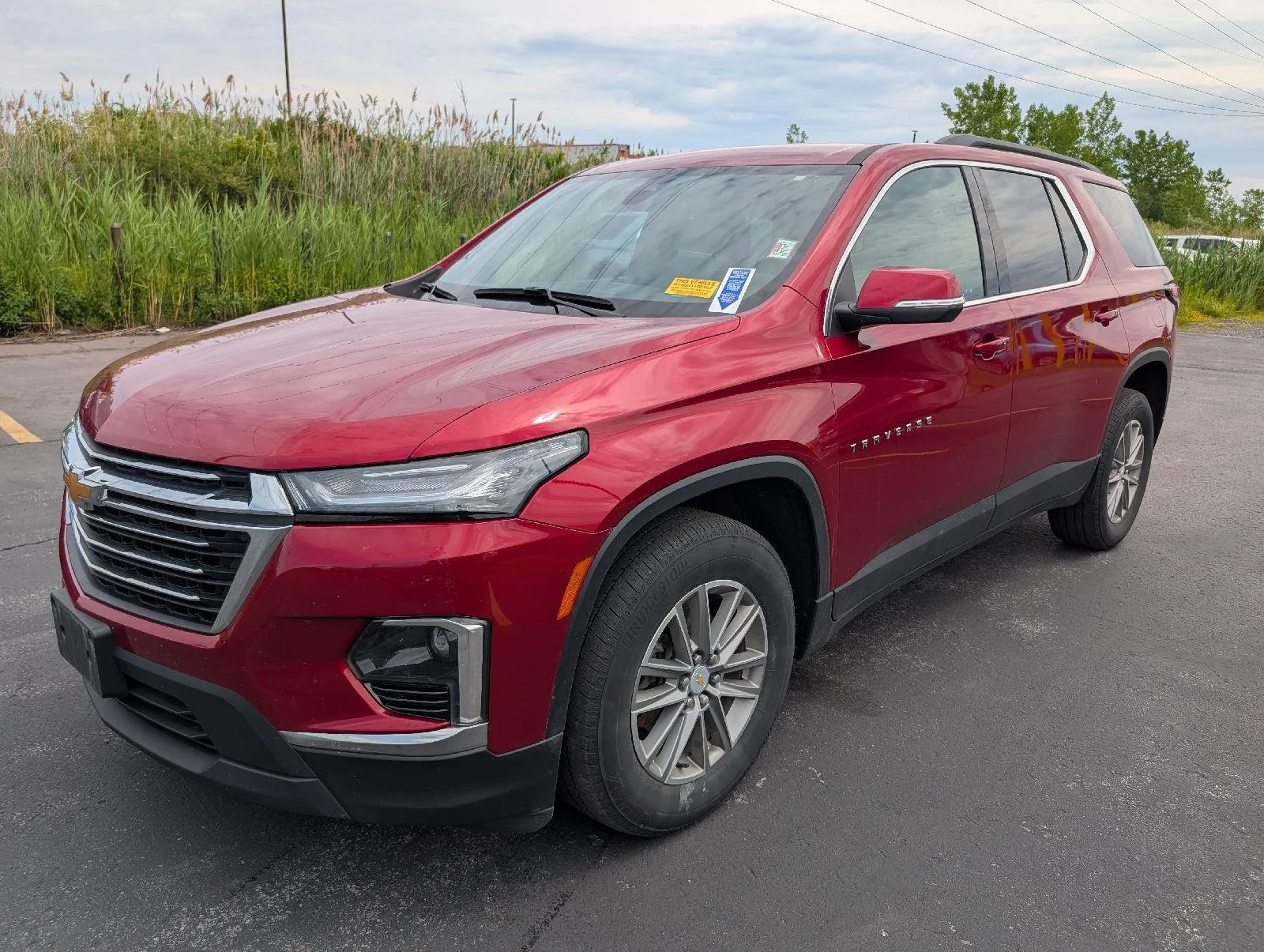 Used 2023 Radiant Red Tintcoat Chevrolet LT Cloth image 4