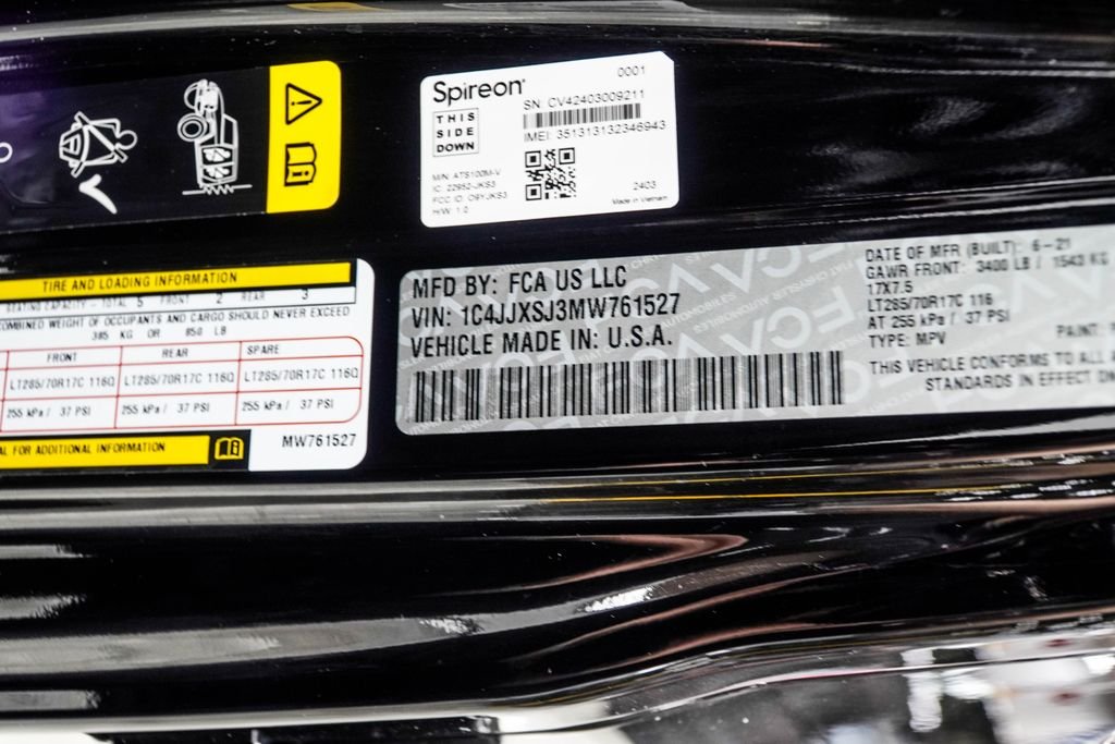 Used 2021 Black Jeep Unlimited Rubicon 392 image 46