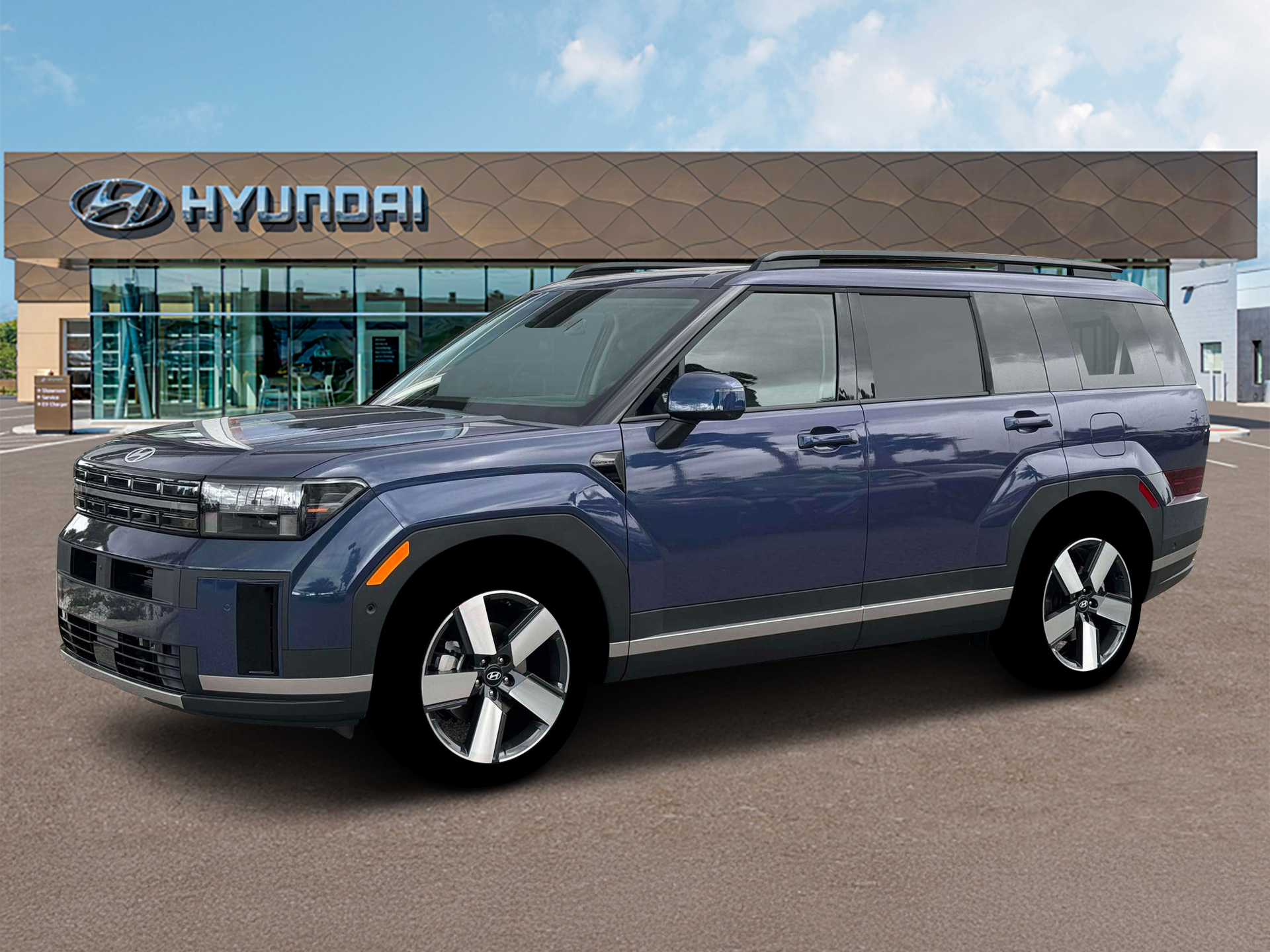 New 2026 Atlantis Blue Hyundai Limited AWD image 2
