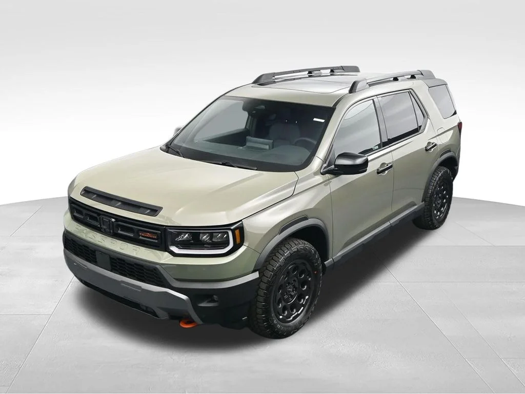 New 2026 Ash Green Metallic Honda TrailSport Elite Blackout image 16
