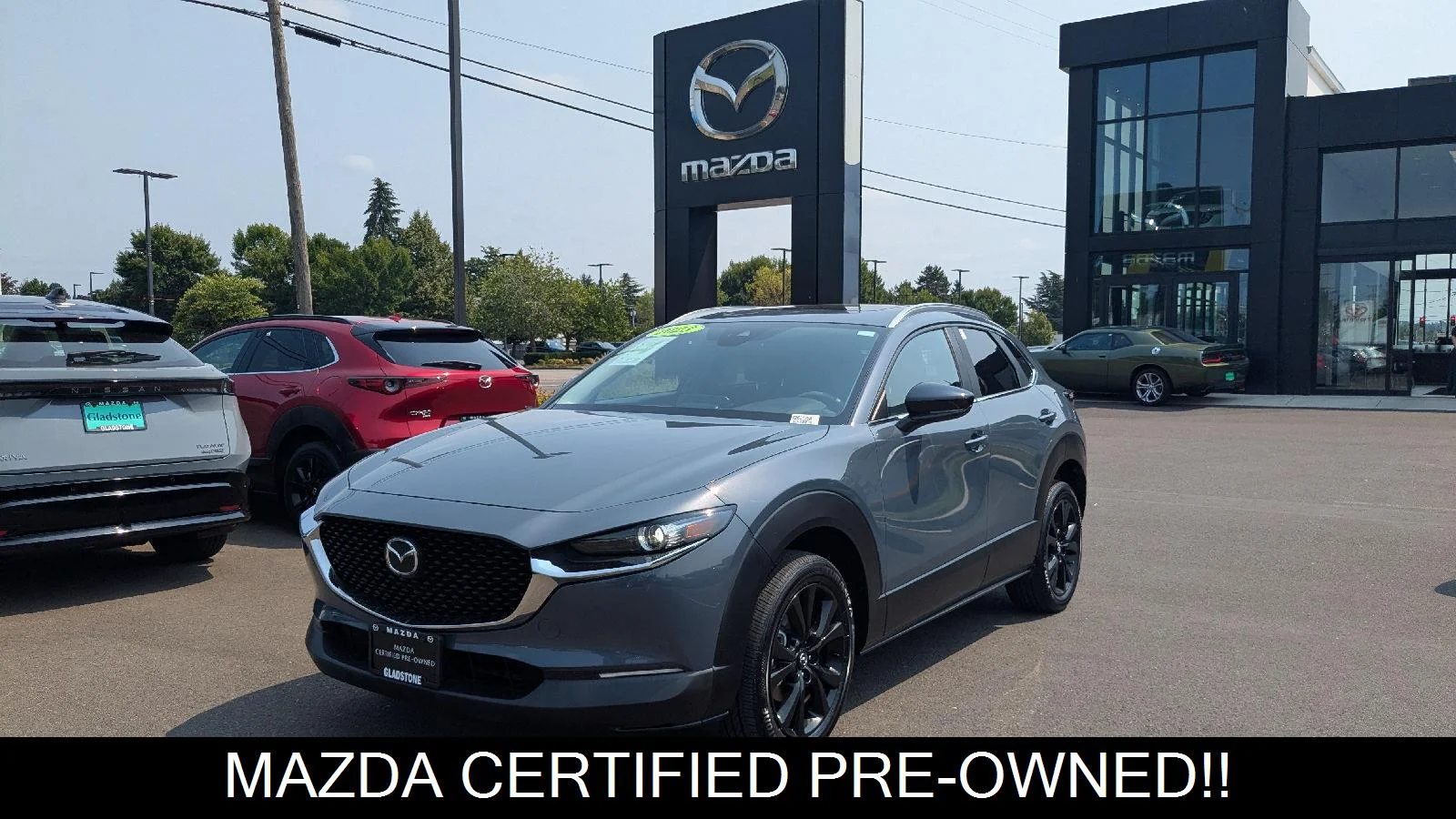 Certified Used 2023 Polymetal Gray Metallic Mazda 2.5 S Carbon Edition image 1