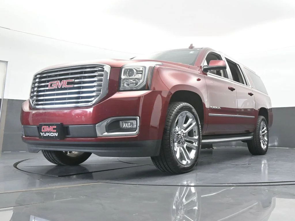 Used 2019 Crimson Red Tintcoat GMC SLT image 61