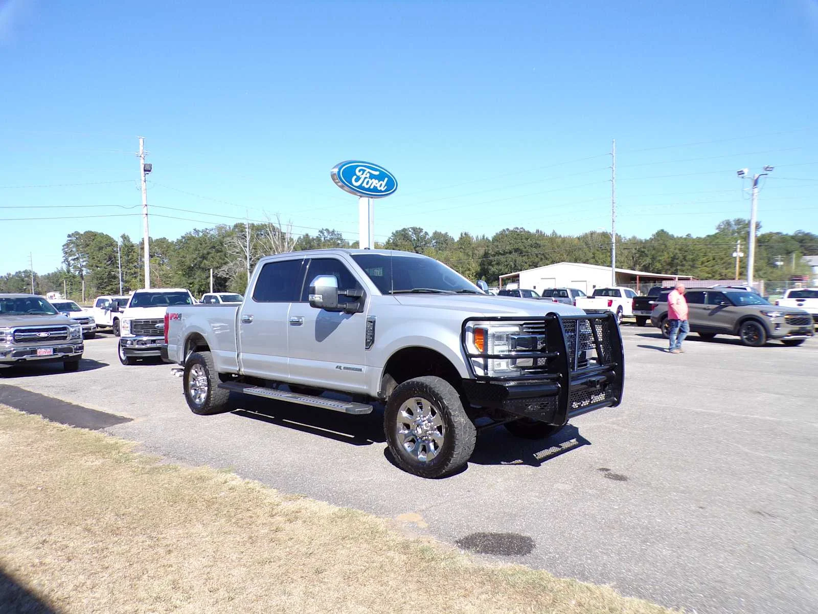 Used 2017 Ingot Silver Metallic Ford Lariat image 3