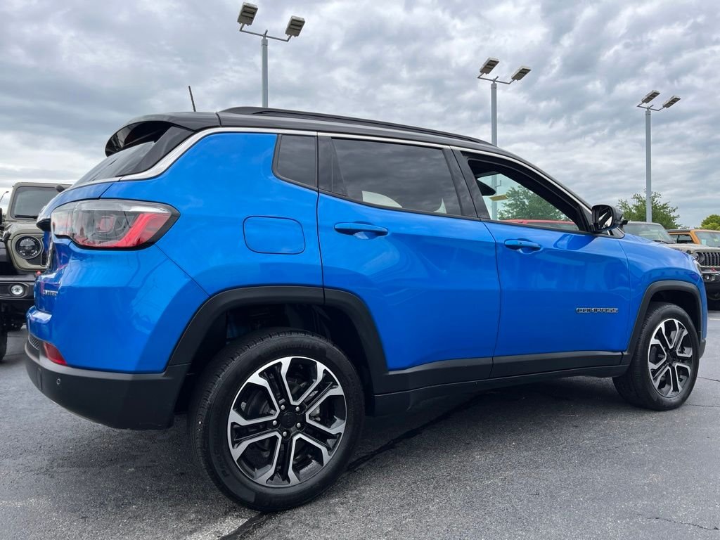 Used 2023 Laser Blue Jeep Limited image 28