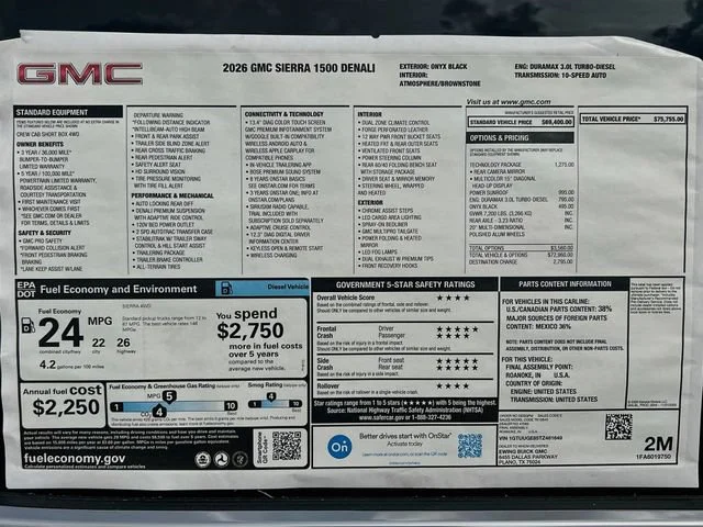 New 2026 Onyx Black GMC Denali image 21