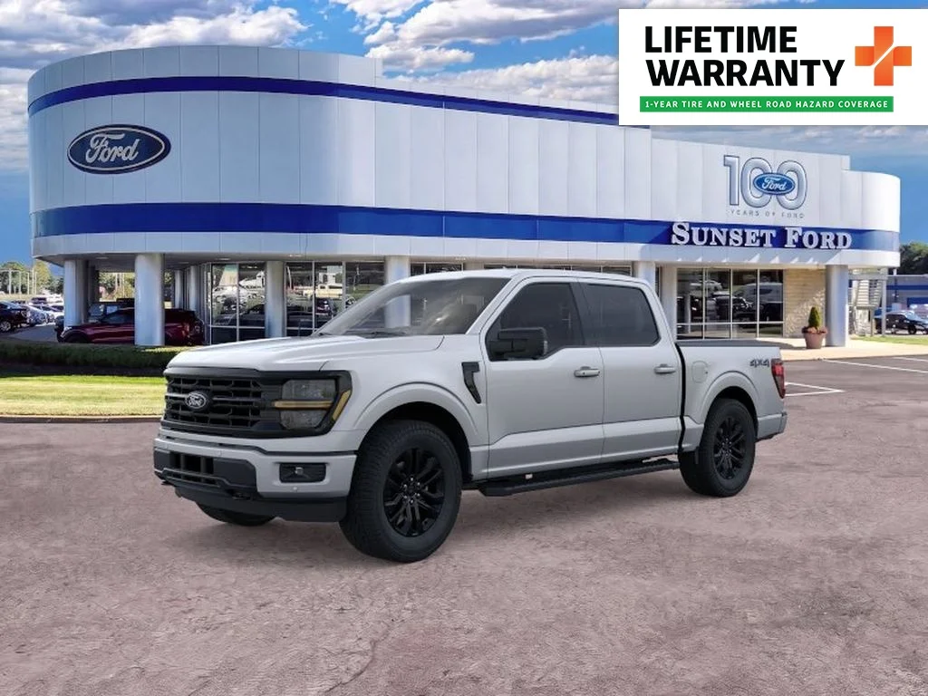 New 2026 Iconic Silver Metallic Ford XLT image 1