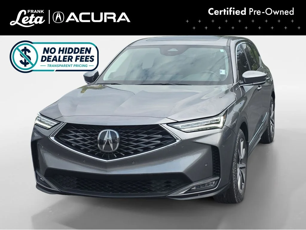 Certified Used 2025 Liquid Carbon Metallic Acura Technology Package image 1