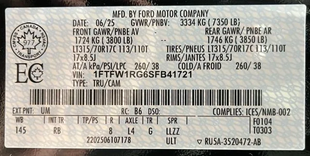 Used 2025 Black Ford Raptor image 54