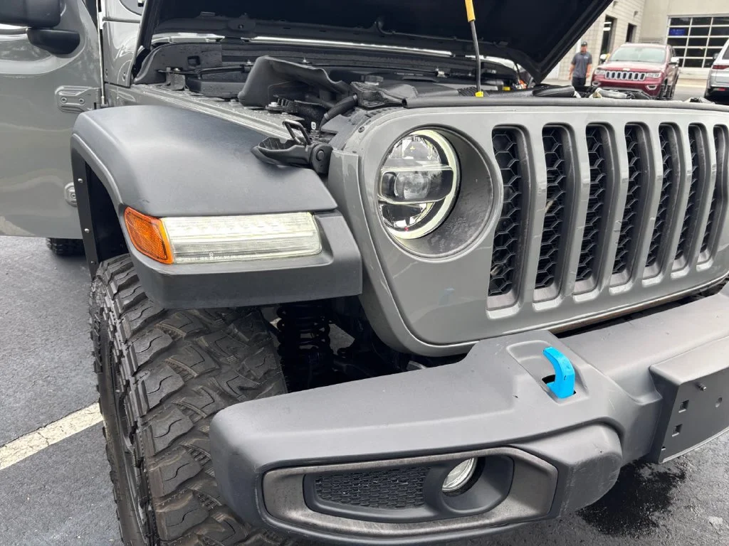 Used 2021 Gray Jeep Unlimited Rubicon 4xe image 45