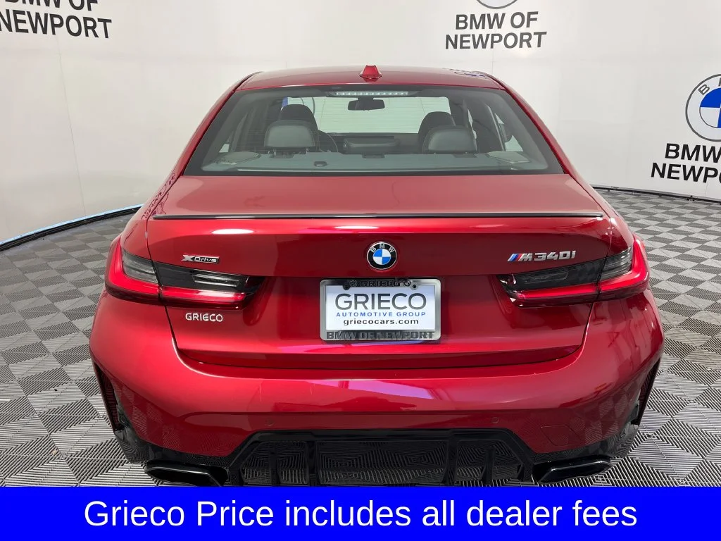 Used 2026 Red Metallic BMW M340i xDrive image 11