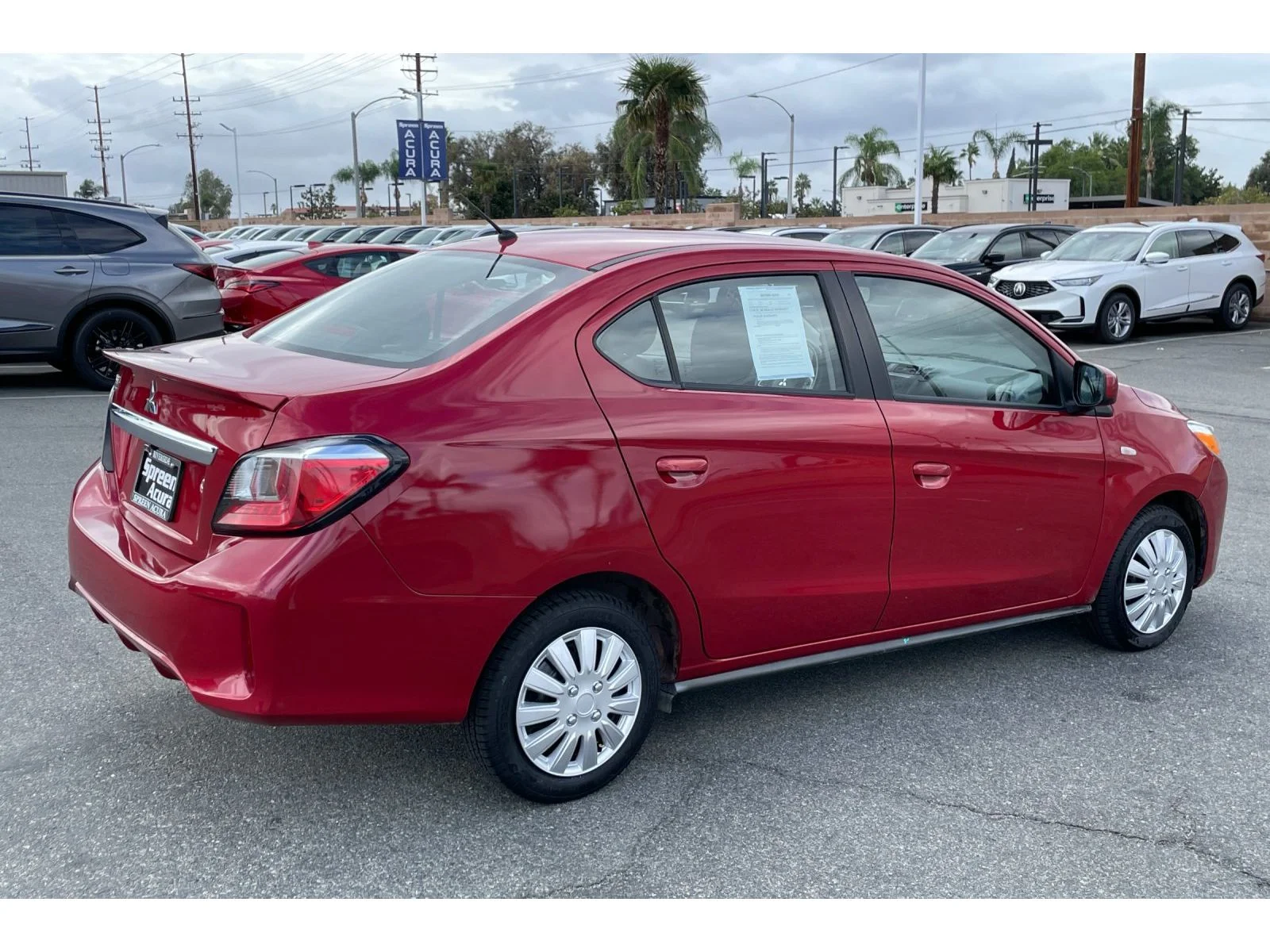 Used 2023 Infrared Metallic w/Black Roof Mitsubishi Black Edition image 5
