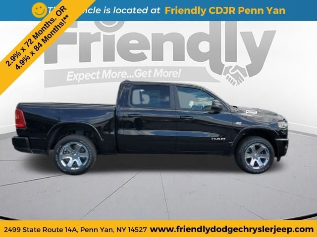 New 2026 Diamond Black Crystal Pearl-Coat Exterior Paint RAM Big Horn/Lone Star image 6