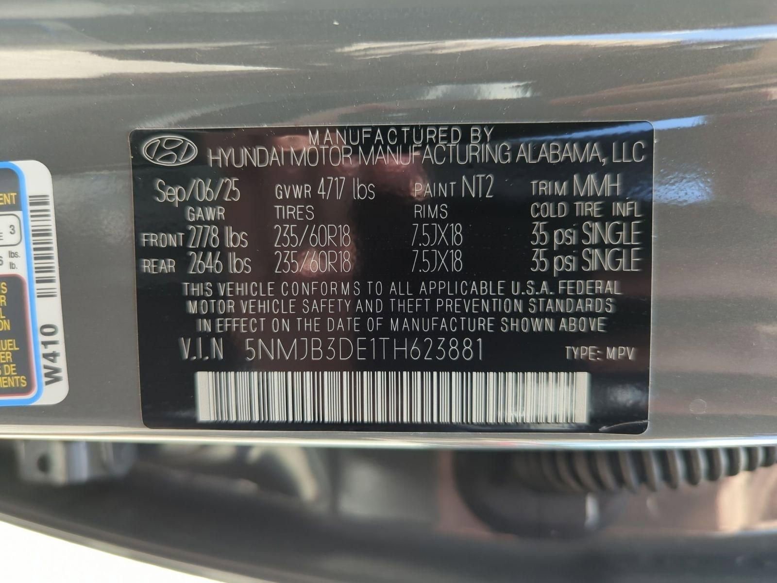 Used 2026 Hampton Gray Hyundai SEL image 23