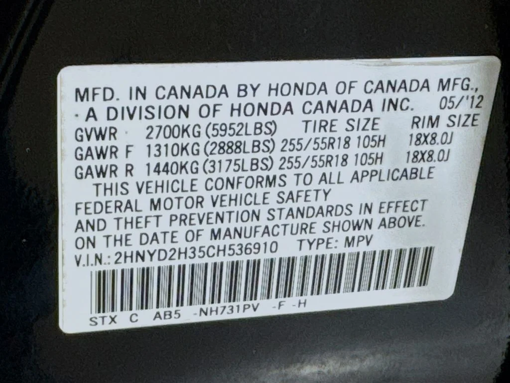 Used 2012 Black Acura Technology image 41