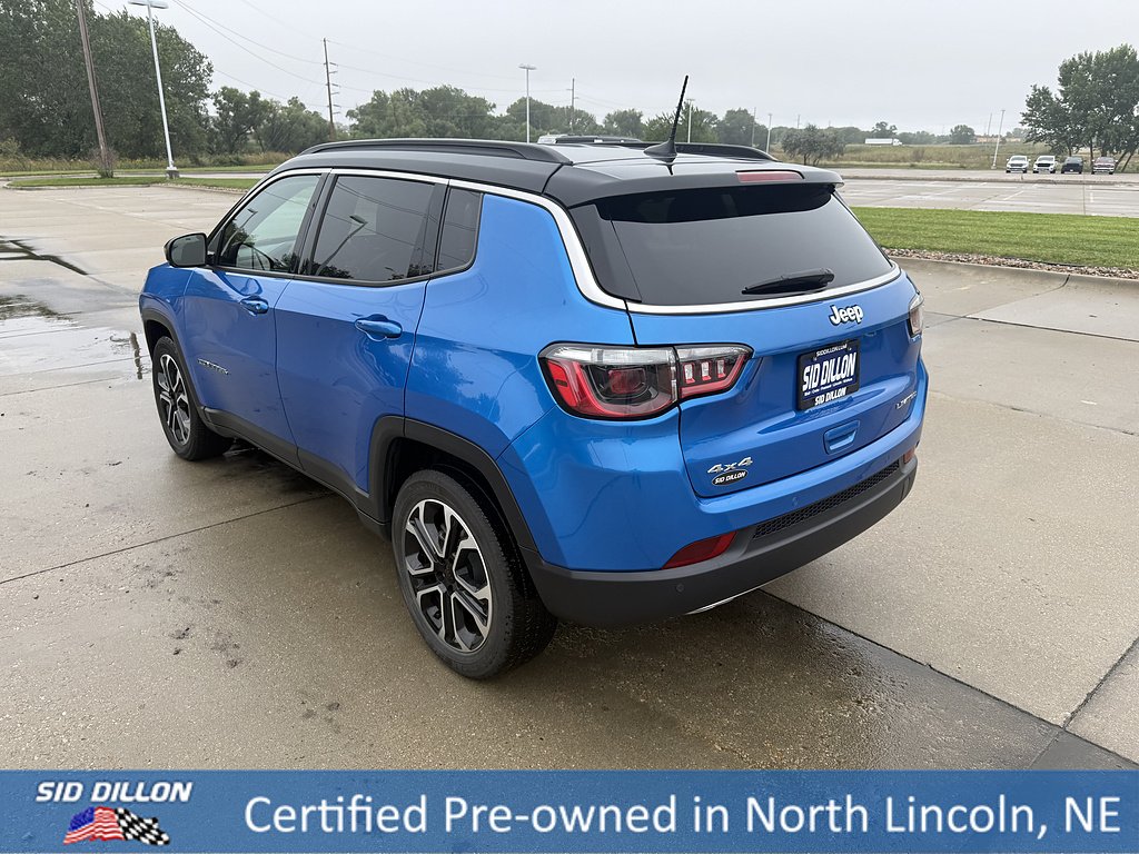 Used 2023 Laser Blue Pearl Coat Jeep Limited image 7