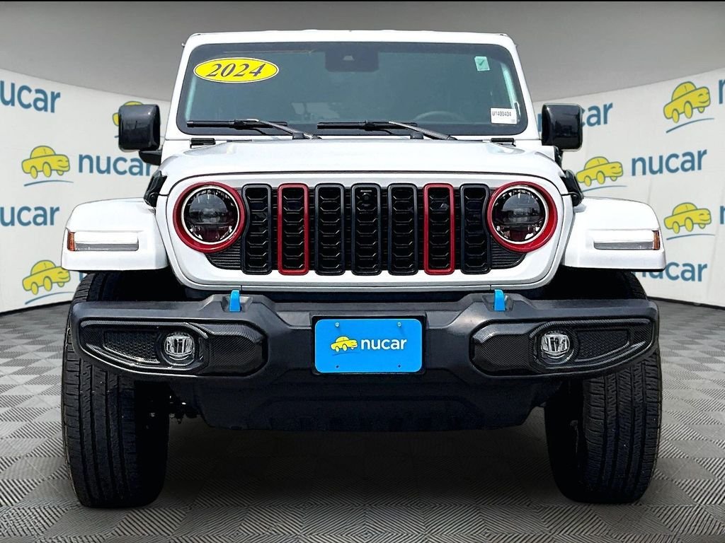 Used 2024 White Jeep Sahara 4xe image 2