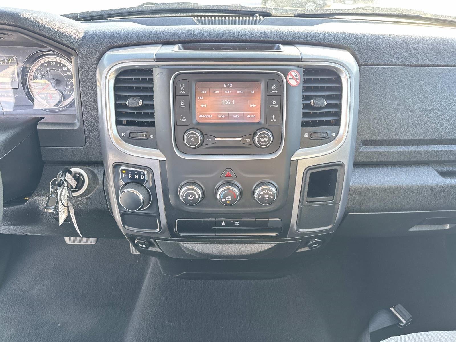 Used 2024 Diamond Black Crystal Pearlcoat Ram SLT image 24