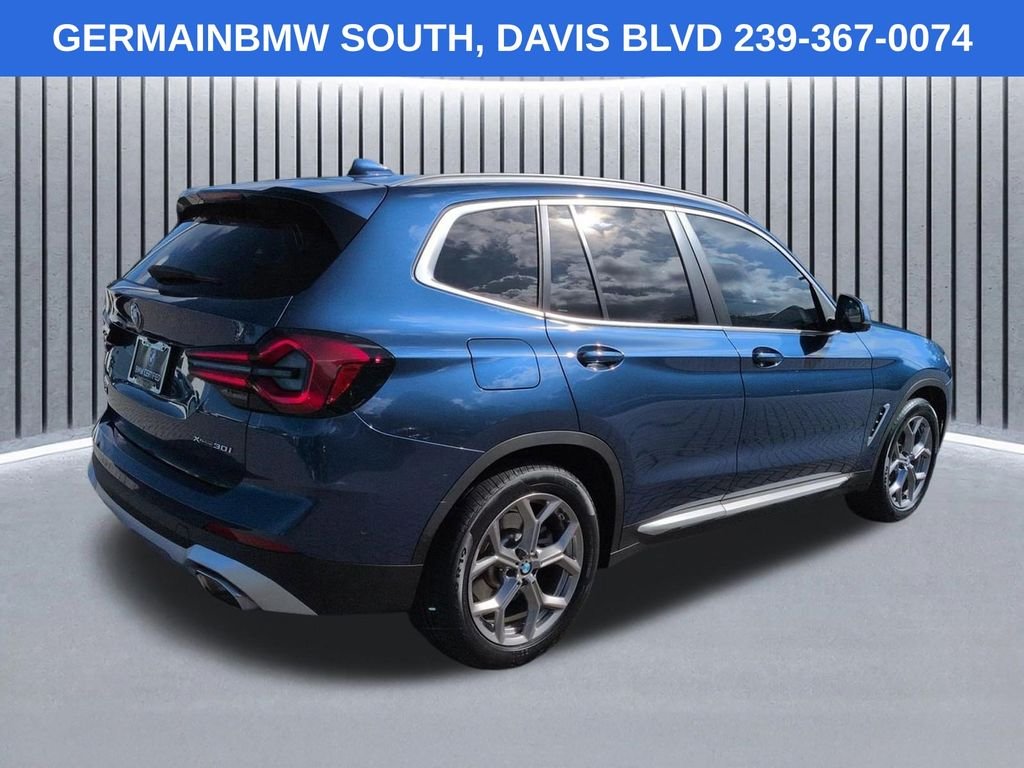 Certified Used 2023 Blue Metallic BMW xDrive30i image 5