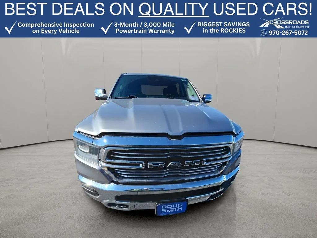 Used 2022 Billet Silver Metallic Clearcoat Ram Laramie image 1