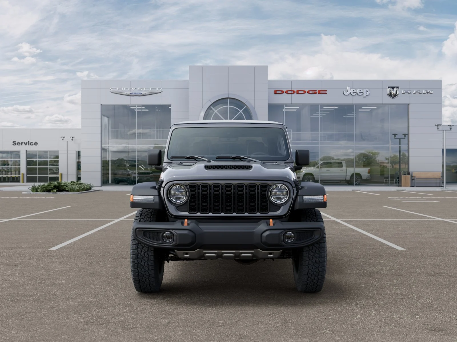 New 2026 Granite Crystal Metallic Clear-Coat Exterior Paint Jeep Mojave image 34