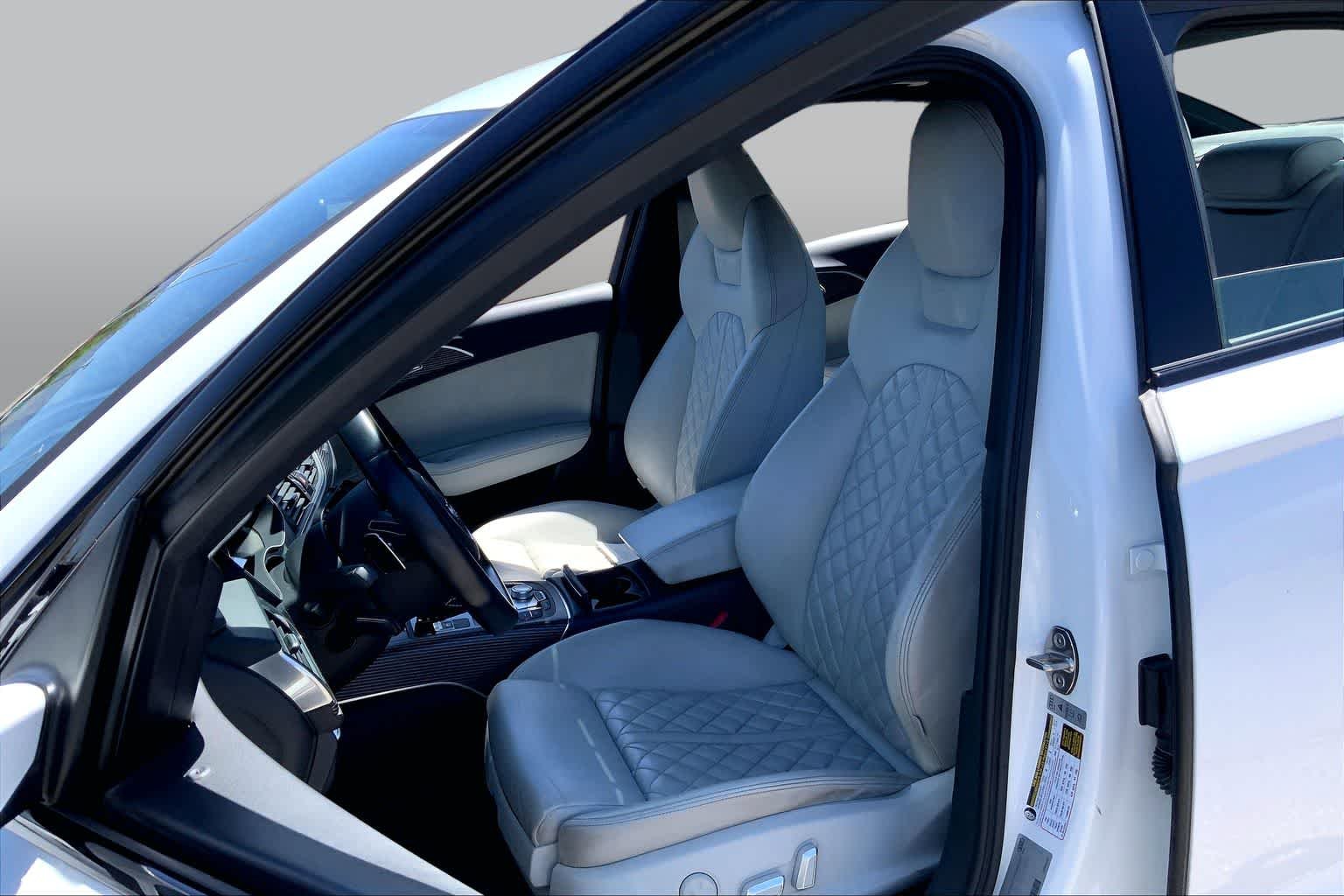 Used 2017 Glacier White Metallic Audi Premium Plus image 7