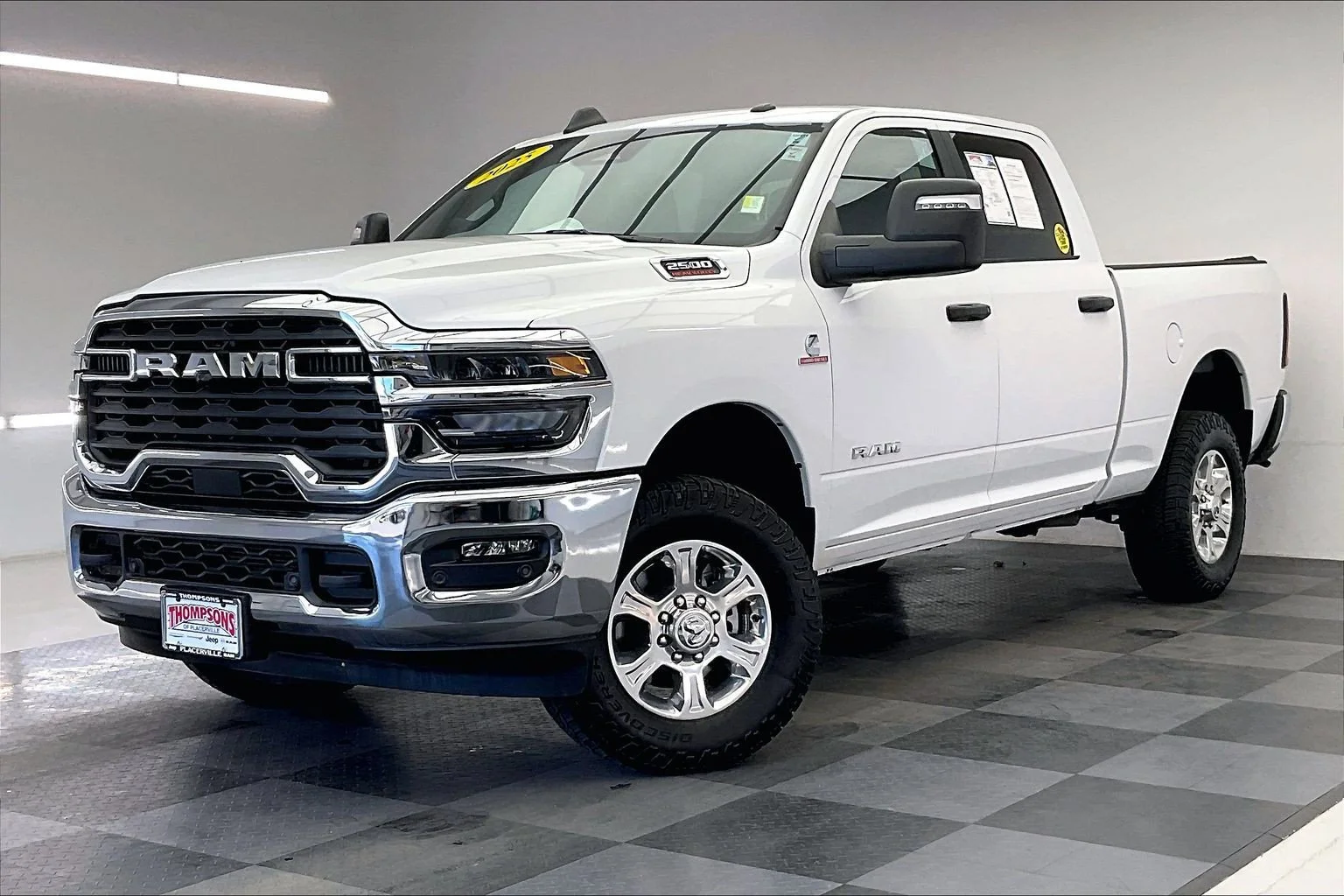 Used 2025 Bright White Clearcoat Ram Big Horn image 12
